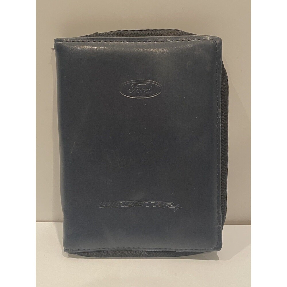1996 FORD WINDSTAR BLUE ZIPPERED FACTORY POUCH for Insurance, Car Manual